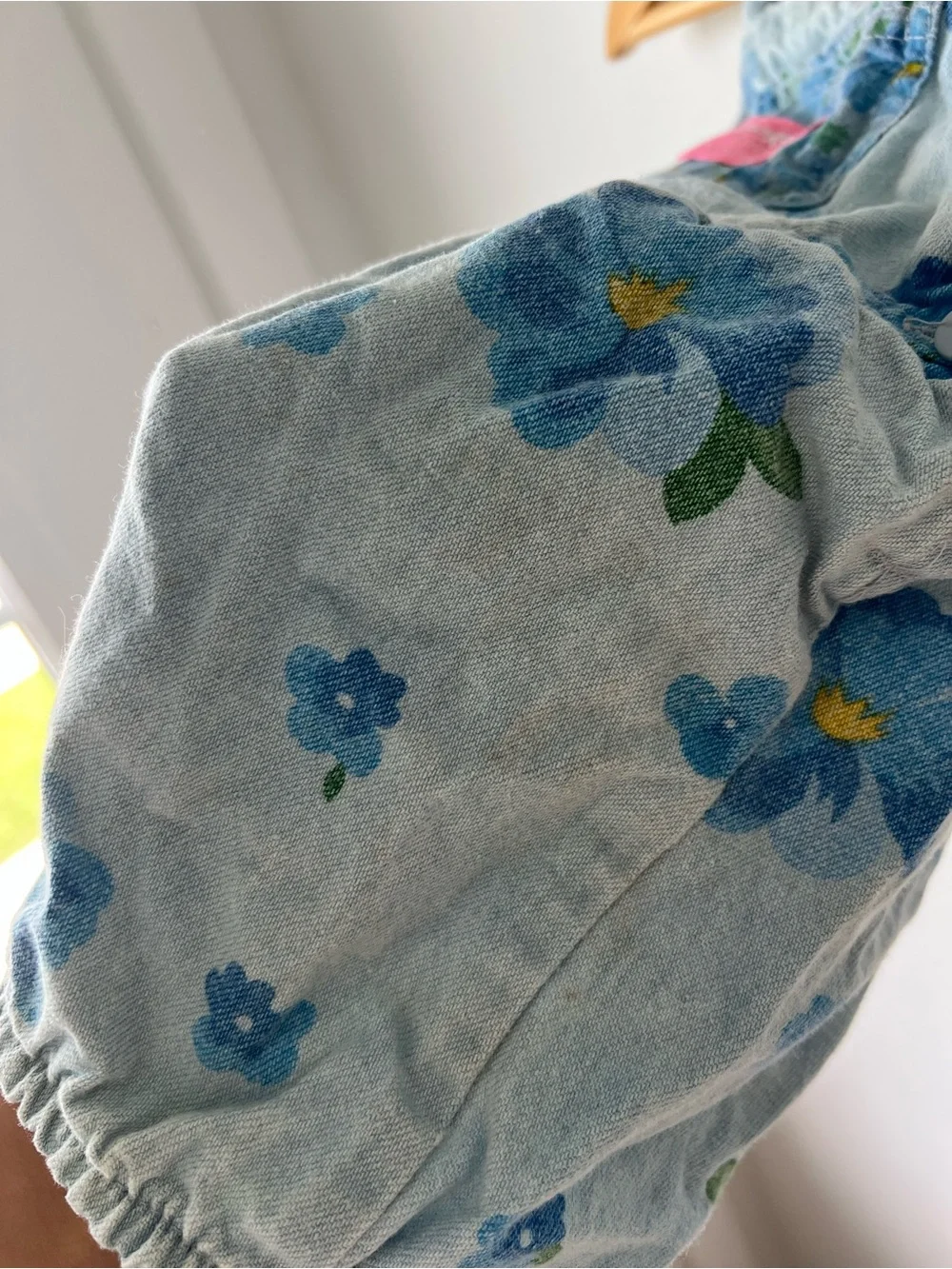OSHKOSH | Vintage Floral Overalls w/ Bow Back Detail | 3T
